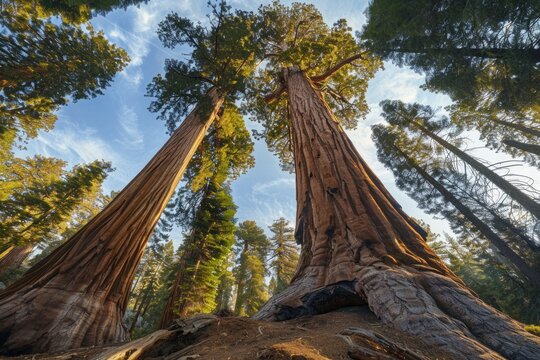 Giant Sequoia Trees in Sequoia National Park: A Majestic Forest of Giants