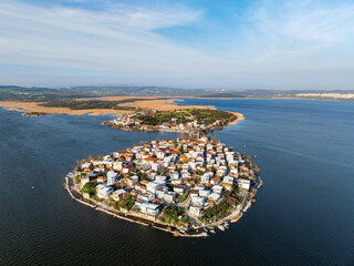 G&ouml;lyazı: Aerial Viewpoint Over Historic Turkish Village