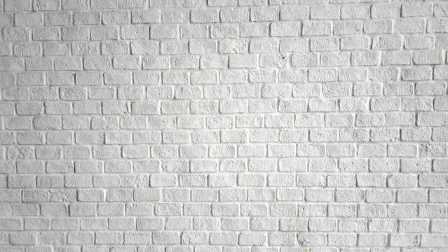 Fototapeta Modern white brick wall texture for background
