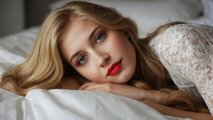 Gorgeous picture of 1blonde 18 years old russian girl
