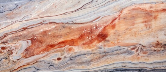 A pretty marble with an intricate pattern