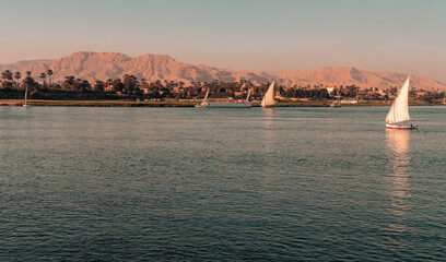 Fototapeta na wymiar Travel Egypt Nile cruise