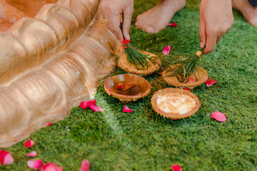 traditional Indian wedding puja ritual 