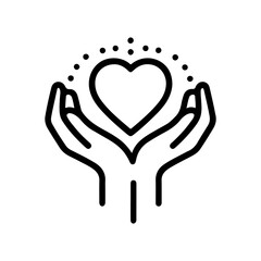 broken heart love as simple single icon logo vector illustration , transparent background