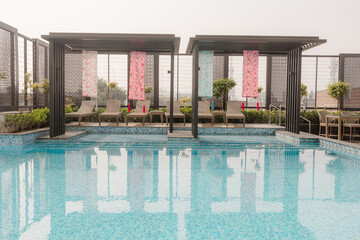 swimming pool in hotel