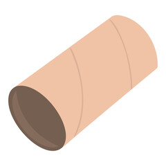 vector toilet paper, flatt art, cardboard sleeve, recycling