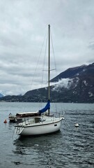 Landscapes of beautiful Italian lake - Lake Como