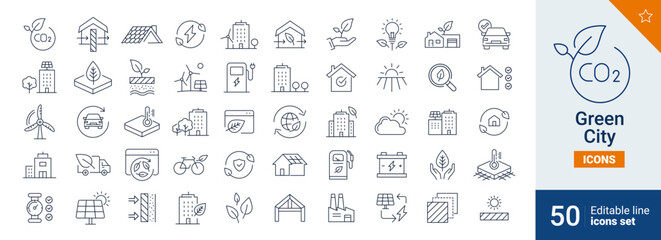 Green icons Pixel perfect. Building, energy, construction, ...	
