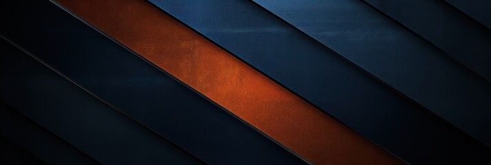abstract minimalsticcobalt dark blue and red-orange art design, blue background