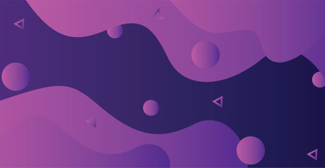 Abstract colorful  purple curve background template