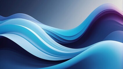 Fluid motion, Abstract background with dynamic blue waves and shifting hues.
