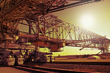 Baumaschine Kohlebergwerk