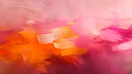 Vivid Whirl: Dynamic Abstract Swirls in Hot Pink and Fiery Orange for Energetic Backgrounds and Lively Design Concepts
