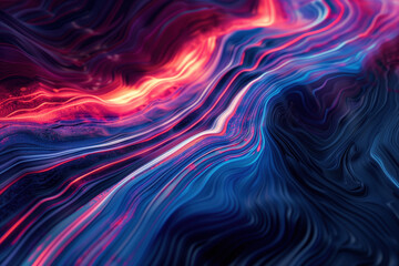 abstract background with waves.  A slide background for showcasing digital and creative content. Background image. Created with Generative AI technology. - obrazy, fototapety, plakaty