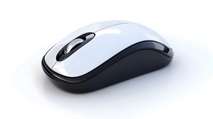 Sleek and Modern 3D Computer Mouse Icon Representing Digital Connectivity and Technology