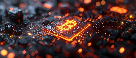 Tech Boom: The Symphony of Crypto Progress. Concept Tech Boom, Crypto Progress, Digital Economy, Innovation, Market Trends