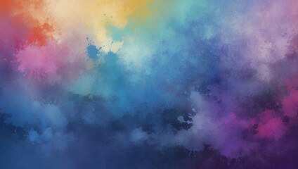 Obraz na płótnie Canvas Gradient Splash Texture, Mimicking Twilight Colors in a Rough Background.