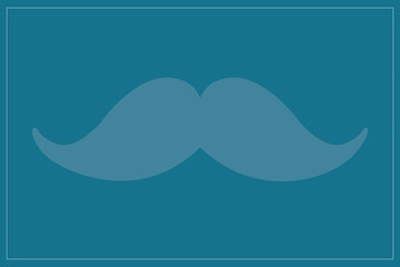 A large mustache graphic, representing the classic symbol of fatherhood. This is backraund Father's Day.