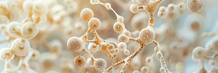 Close-Up Candida Albicans under Electron Microscope: Scientific Discovery Poster