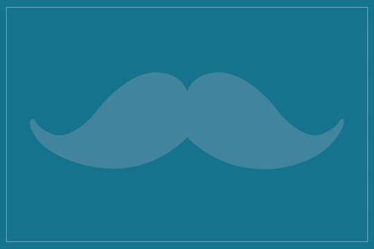 A large mustache graphic, representing the classic symbol of fatherhood. This is backraund Father's Day.