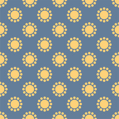 Seamless pattern with polka dot circles vector artistic print for textile paper decor wallpaper background endless creative art 