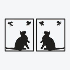 Cat Wall Decor Laser Cut Design