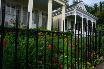 Beautiful and classic Uptown New Orleans architecture 