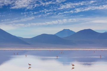 Wandcirkels plexiglas Lake in Chile © Galyna Andrushko