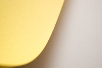 Yellow and white curved 3d abstract background
