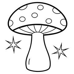 illustration of mushrooms