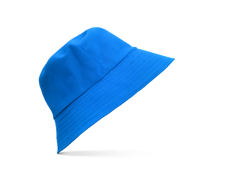blue bucket hat PNG transparent