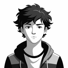 portrait of a person with a tattoo