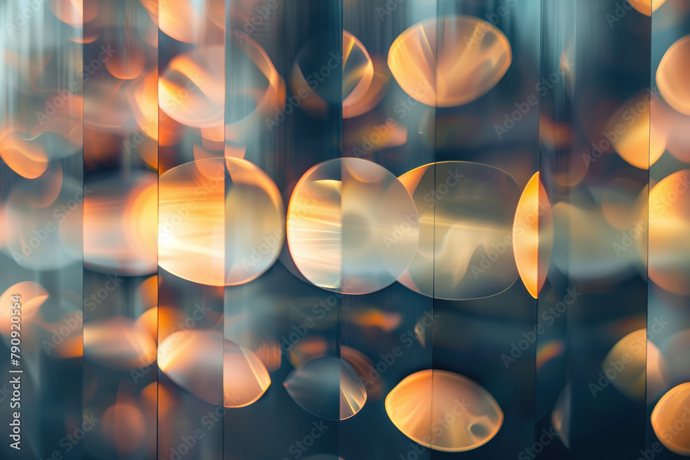 Poster abstract background with reflections and caustics. hi-tech. futuristic background image. created wit