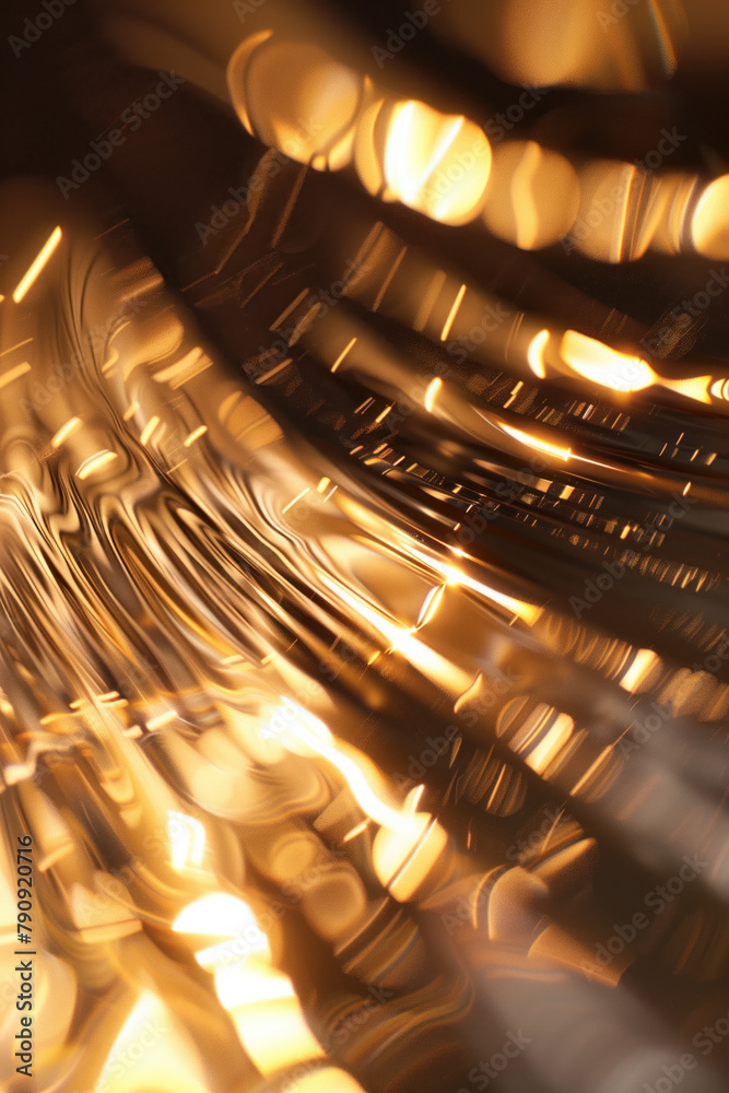 Poster abstract background with reflections and caustics. hi-tech. futuristic background image. created wit