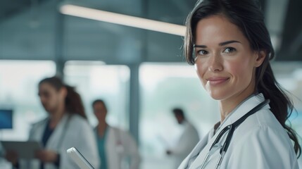 Confident Female Doctor at Work