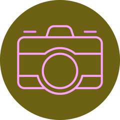 Camera Line Icon Design