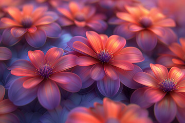 Beautiful close up floral composition 