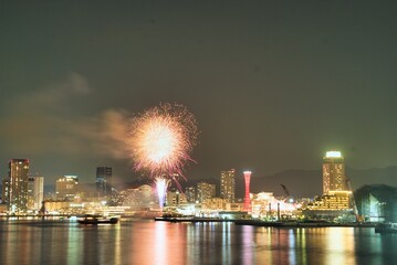 ポートアイランド　北公園　花火
