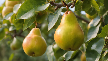 pears on the tree