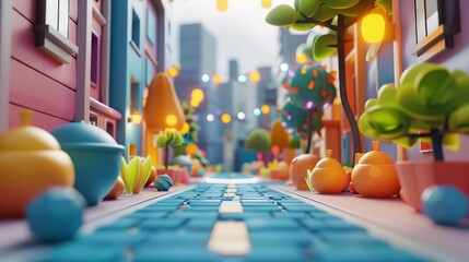 Background Wallpaper Cute Tiny 3D Scene Collections