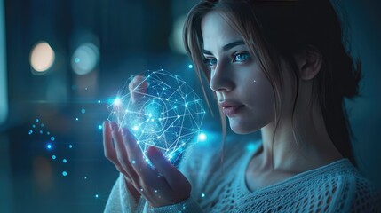 Naklejka premium Cybersecurity and data networking protection, secure connection and secure network concept , Ai generated for ads