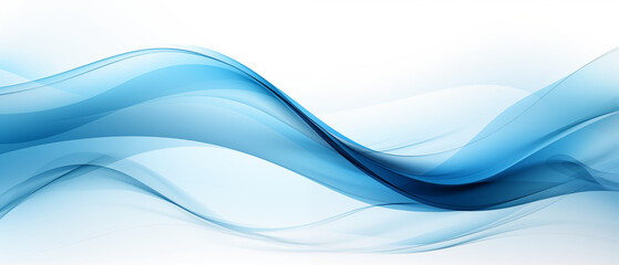 Blue Wavy Lines Abstract Wallpaper for Elegant Backgrounds