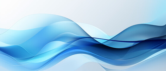 Fototapeta premium Smooth Blue Gradient Abstract Design for Professional Use