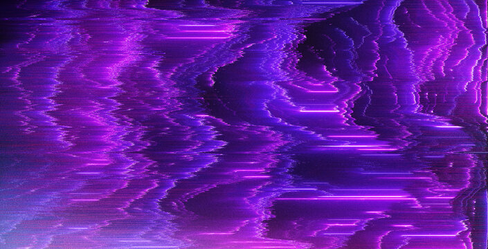 4K Beautiful color gradient background with data mosh glitch noise. Abstract pastel holographic blurred grainy gradient banner background texture Colorful digital grain soft noise effect Nostalgia