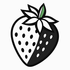 Illustration of a strawberry