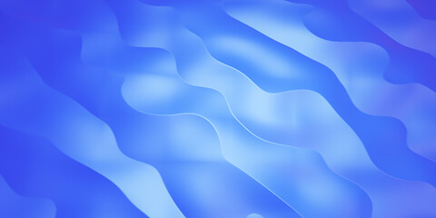 Obraz premium Linear abstract background, 3D lines in perspective, curve and wave lines in motion. 3d render.
