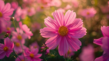 Obraz premium コスモス・昼