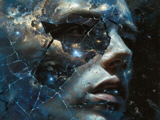 Cosmic Reflections in Fragmented Portrait