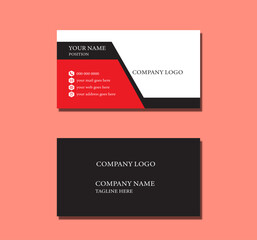 creative modern name card and business card