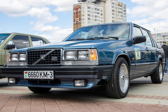 Belarus, Minsk - 16 may, 2023: Vintage Volvo Car